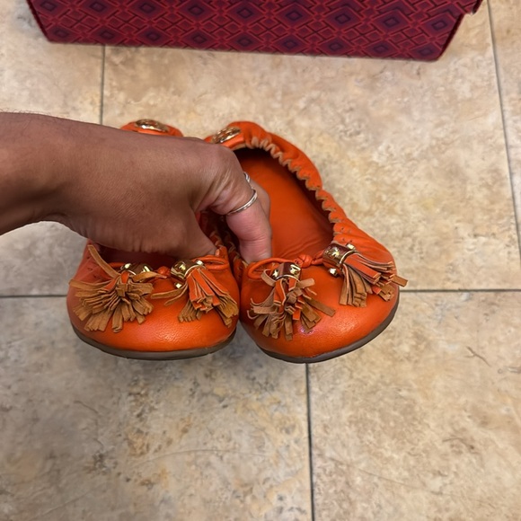 Tory Burch Reese Mestico Tassel Flats - Picture 5 of 7